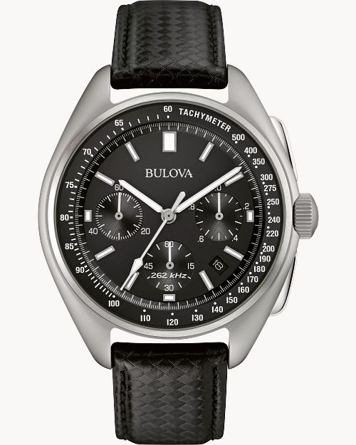 Bulova Lunar Pilot Men s Special Edition Black Dial Steel Watch
